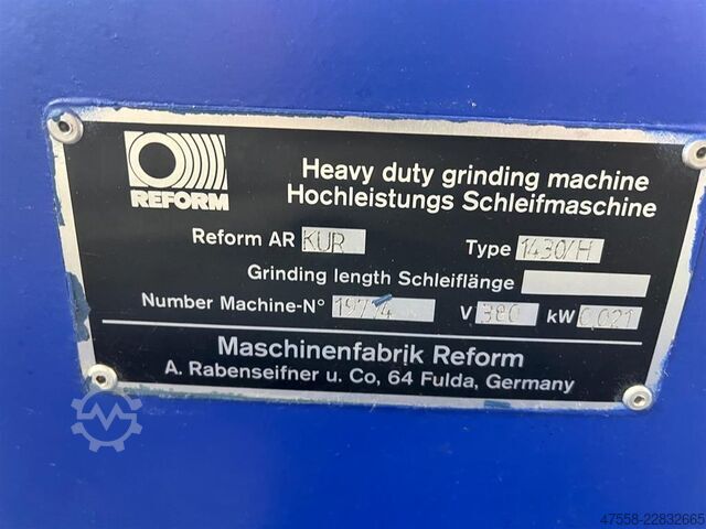 Planslibemaskine - horisontal REFORM RFU
