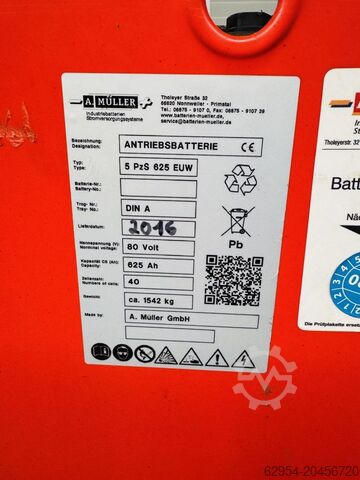 Bateria napędowa Müller 80V Batterie 625 AH Bj.2016 50%