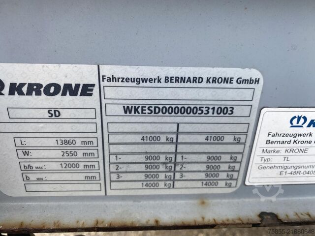 Posuvné plachty Krone N/A Coil / Mercedes Axles / NL Trailer