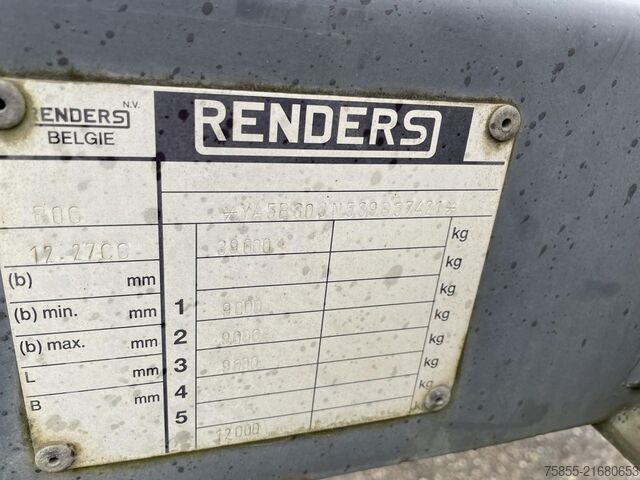 Přeprava kontejnerů Renders ROC 12.27 CC 20-30 FT Chassis / BPW Axles / Dis...