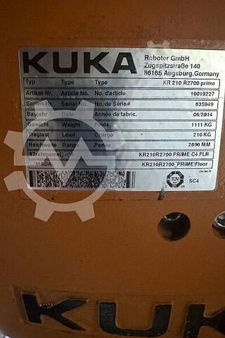 Průmyslový robot KUKA KR 210
