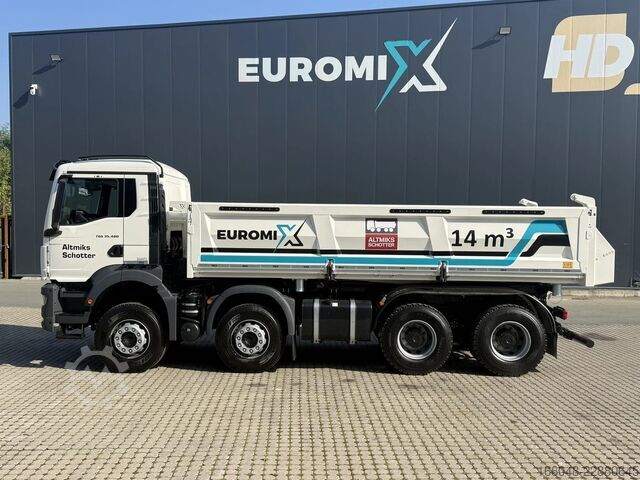 Skraldevogn MAN TGS 35.480 TGS 35.480 8x4 Retarder 3-Seiten-Kipper