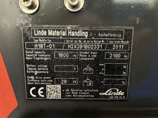 Wózek widłowy Linde H18T LPG