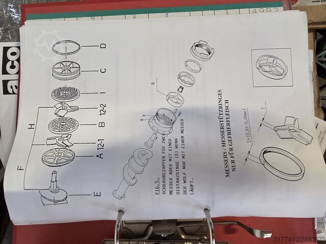 Maszyna do przetwórstwa mięsa Palmiarnia 412 412