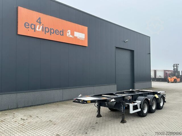 Transport de conteneurs Van Hool 3B2013 20FT ADR CHASSIS / empty weight 3.300kg ...