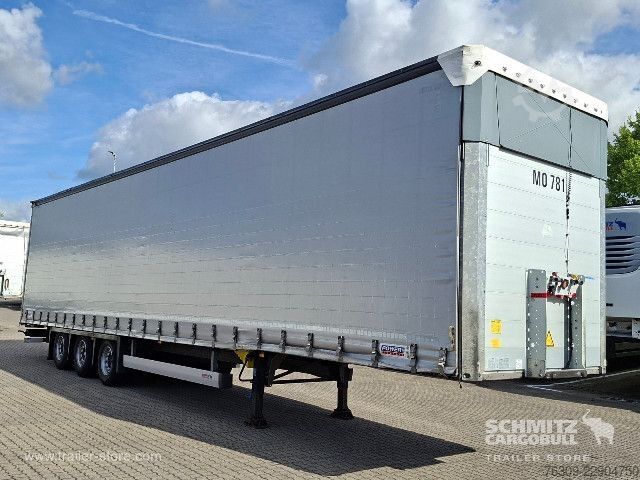Open oplegger met zeil Schmitz Cargobull Curtainsider Mega Getränke