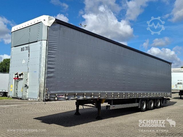 Open oplegger met zeil Schmitz Cargobull Curtainsider Mega Getränke