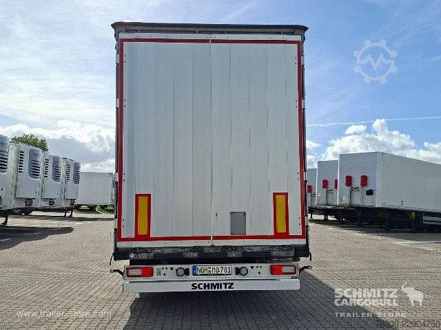 Open oplegger met zeil Schmitz Cargobull Curtainsider Mega Getränke