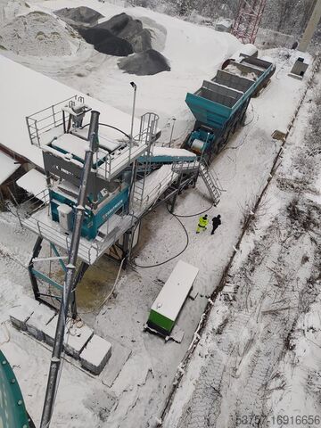 Mobiele betoncentrale 120 m3/h mobile concrete mixing plant 120 m3/h mobile concrete mixing plant