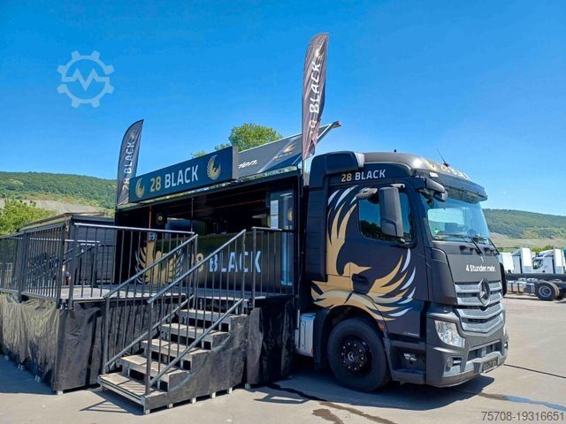 Speciale doeleinden vrachtwagen MERCEDES-BENZ Actros 2548 show-truck, Coctailbar incl. Bühne