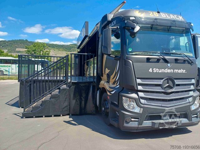 Camião de bebidas MERCEDES-BENZ Actros 2548 show-truck, Coctailbar incl. Bühne