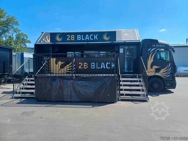 LKW mit Getränkeaufbau MERCEDES-BENZ Actros 2548 show-truck, Coctailbar incl. Bühne