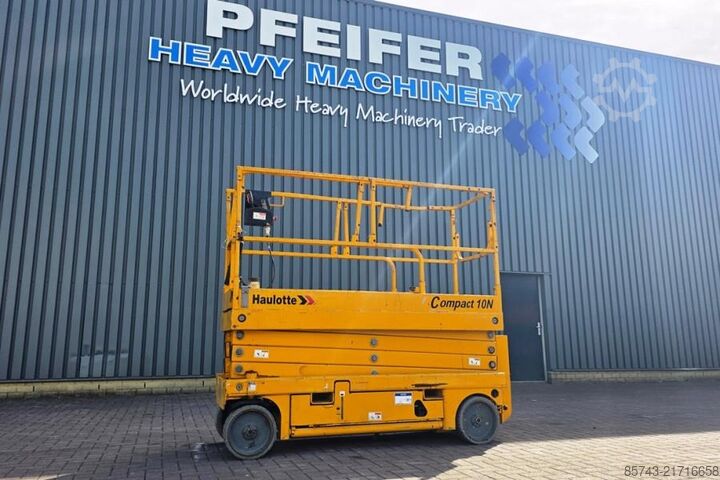 Ψαλίδι ανύψωσης Haulotte Compact 10N Electric, 10m Working Height, 230kg Ca