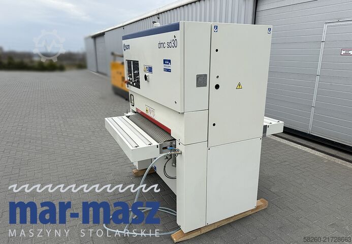 Bredbåndssliber med metalvalse SCM DMC30 RCS 110  2 agregaty, stan idealny