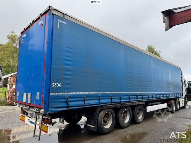Curtain sided Krone Curtain-Side Trailer – EU Approved