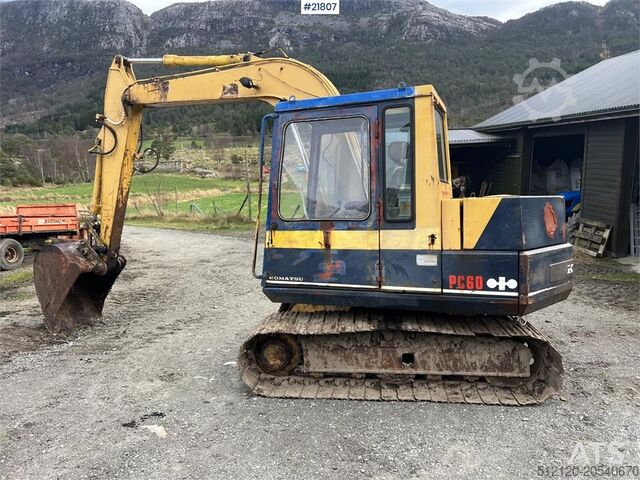 Gravemaskine med larvebånd Komatsu PC60-5