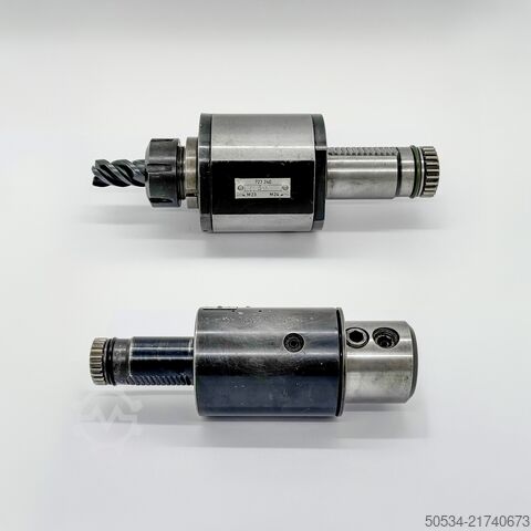 Werkzeugaufnahme / Werkzeughalter Traub-kompatibel VDI 40 Axial - Set (ER32 & Weldon 25)