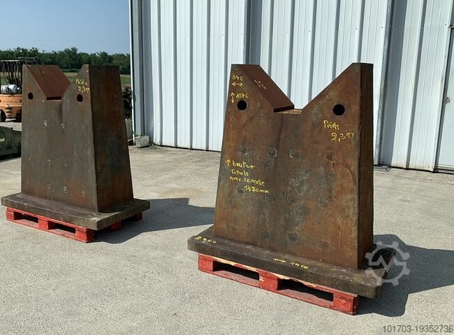 Gietijzeren V-steunen Supports en V en fonte