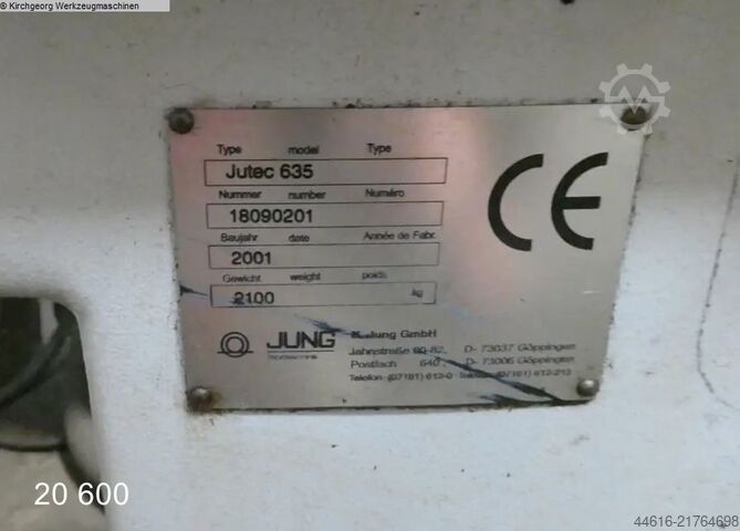 Rettificatrice di superficie - orizzontale JUNG JUTEC 635