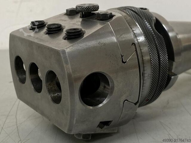 Universal facing and boring head, suitable for DECKEL with MK4 / SK 40 - S20x2, spindle tool, spindl WOHLHAUPTER UPA 3 / 40769