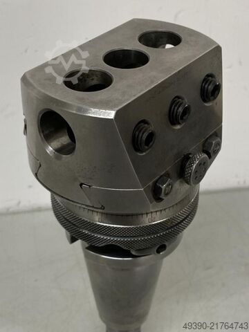 Universal facing and boring head, suitable for DECKEL with MK4 / SK 40 - S20x2, spindle tool, spindl WOHLHAUPTER UPA 3 / 40769