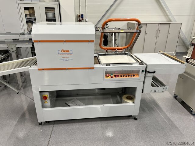 Machine d'emballage sous film DEM GP4520 APM Angle Sealer with Shrink Tunnel