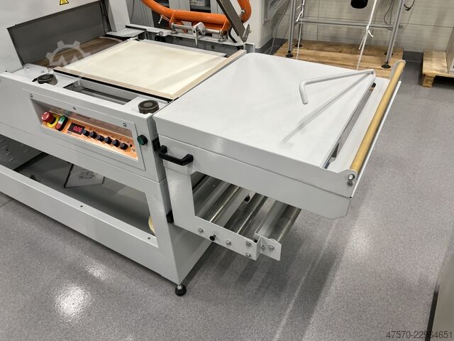 Machine d'emballage sous film DEM GP4520 APM Angle Sealer with Shrink Tunnel