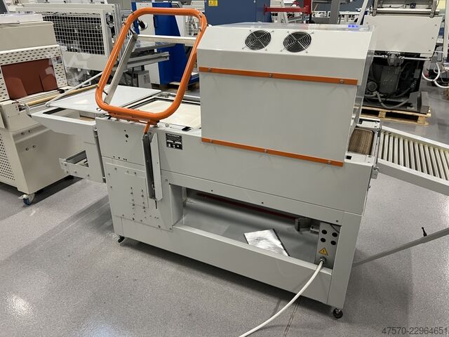 Machine d'emballage sous film DEM GP4520 APM Angle Sealer with Shrink Tunnel