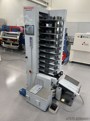 Sztaplarka z wibratorem wyrównującym Horizon VAC-100a + PJ-77R Collator with jogger