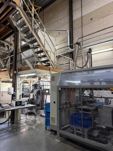 Komplette Wiege-, Verpackungs- und Kartonierlinie mit Yamato und GEA SmartPacker SX400 GEA SmartPacker SX400