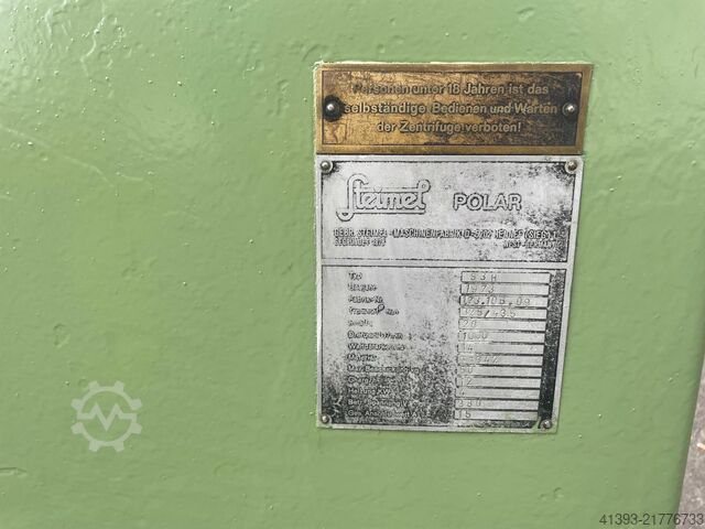 Centrífuga com aquecimento para secagem/remoção Steimel S3H