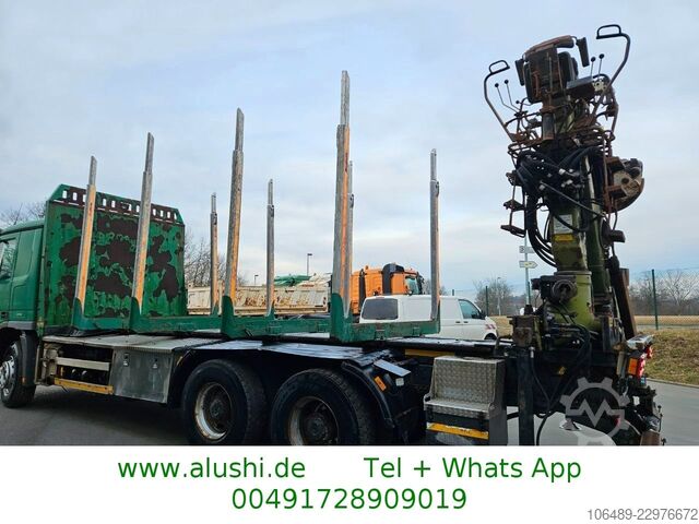Autocamion pentru transport bușteni MERCEDES-BENZ 2651  6X4 BB MP3 Kran Epsilon 105