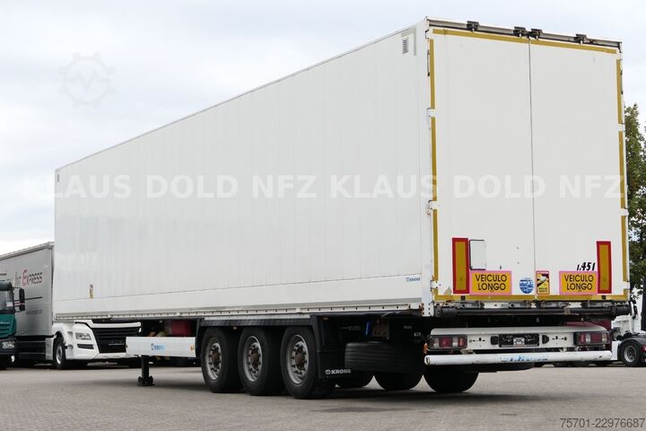 Gesloten oplegger KRONE SD Koffer 95m³ Liftachse