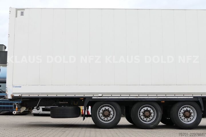 Gesloten oplegger KRONE SD Koffer 95m³ Liftachse