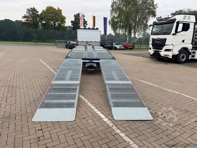 Reboque MAN TGS 35.540  Maschinentransporter mit Rampen