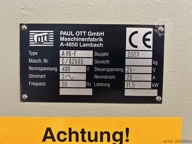 Kantenband met voeg Ott Atlantic V6F