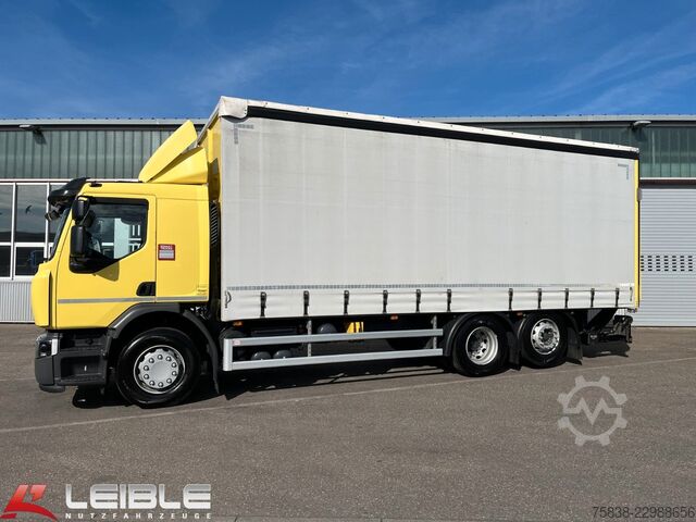 Plattewagen met zeil RENAULT 430D *LBW 2t *original 142.000km *TOP Zustand*
