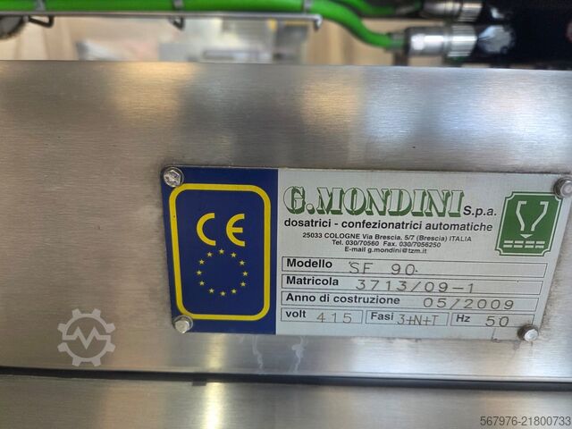 Traysealer G. Mondini S.p.a. SF 90 Inline Sealing Machine
