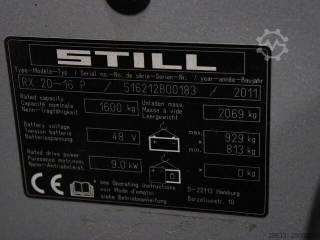  Still RX 20-16P  6212