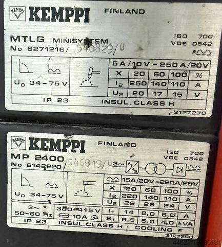 TIG kaynak makinesi KEMPPI MTLG-Minisystem