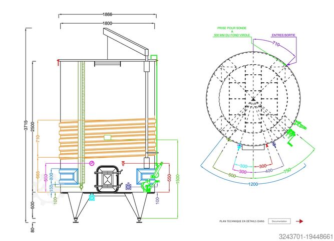 Δεξαμενή από ανοξείδωτο ατσάλι 304 - 6164 L ARSILAC