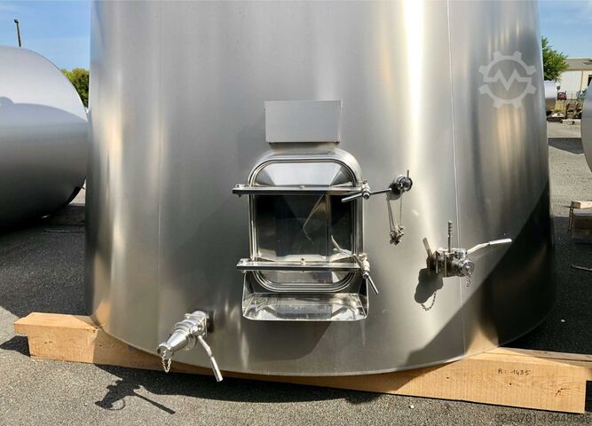 Serbatoio in acciaio inox 304 - Conico - 14.500 L SERAP 