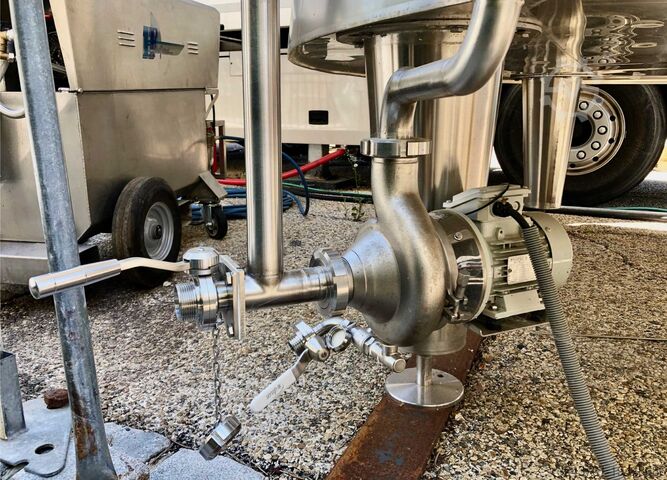 304 ss tank - Tapered - 14,500 L SERAP