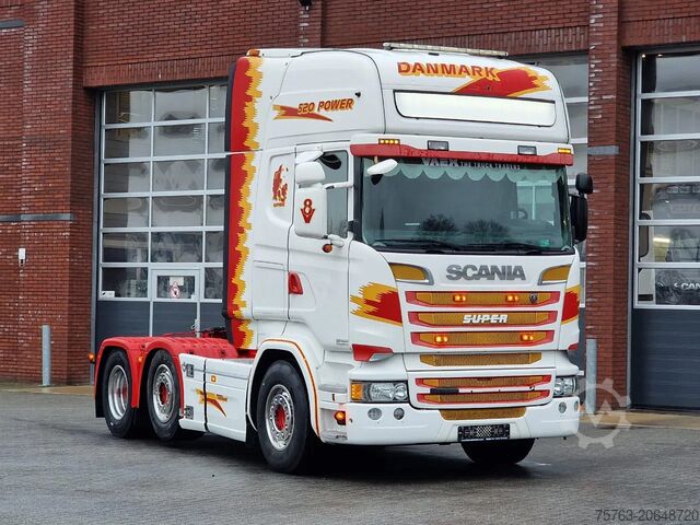 Standard-SZM Scania R520 V8 Topline 6x2/4 - Full air - Steering - E...