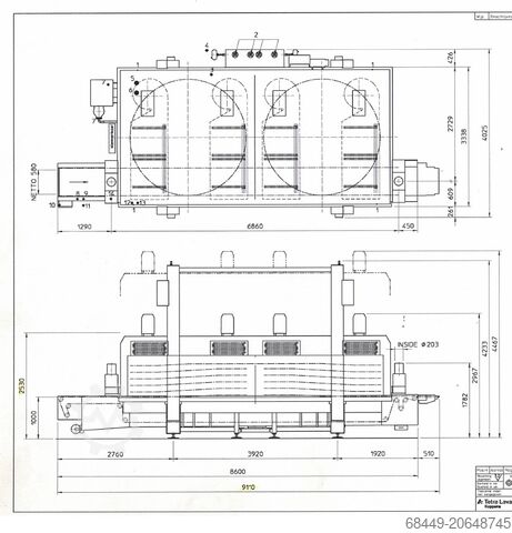 CookStar horno de espiral tipo H600/10/100-102 GEA-CFS CookStar - Spiraaloven, Type H600/10/100