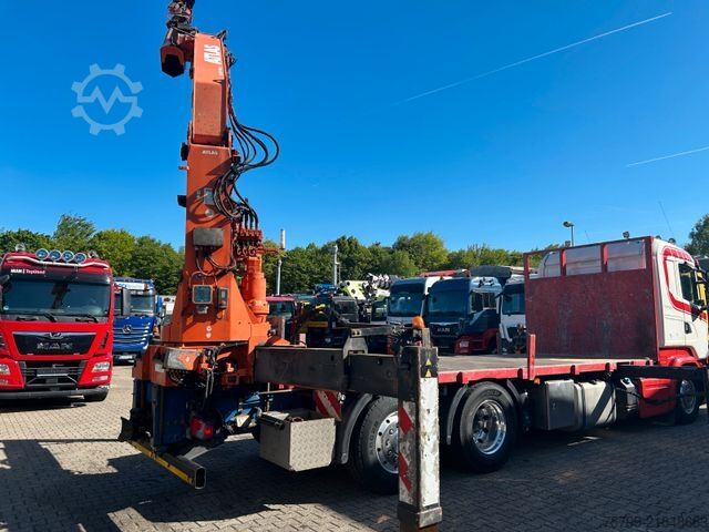 Teherautóra szerelt daru SCANIA R520 V8 Pritsche+ ATLAS 390 Kran +Lift-Lenkachse