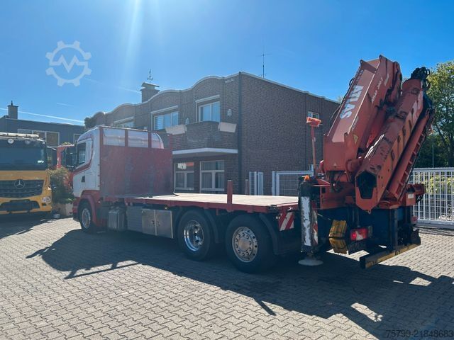 Teherautóra szerelt daru SCANIA R520 V8 Pritsche+ ATLAS 390 Kran +Lift-Lenkachse