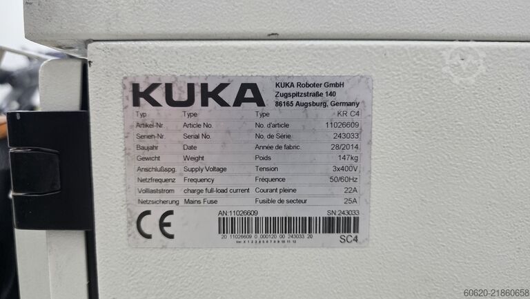 Robot industrial KUKA KR 210 R3100 ultra + KR C4