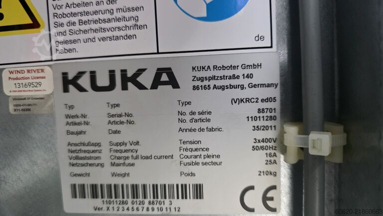 Svařovací robot KUKA KR 240-2 2000 KUKA / SKS "KR 240-2 2000 + KRC2 ed05 + SKS LSQ 4
