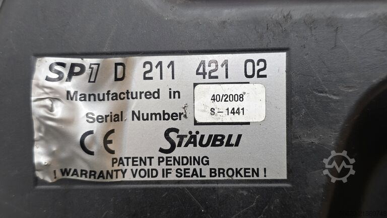 Endüstriyel robot Stäubli RX160 + CS8C